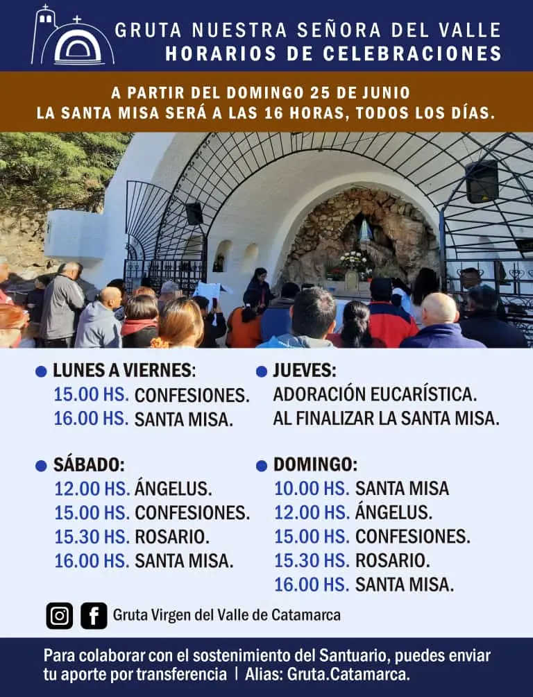 Horario de Misa en la Gruta de Catamarca: Un Lugar de Fe y Esperanza - A qué hora es misa en la Gruta San Antonio horario de misa en la gruta catamarca - A qué hora es misa en la Gruta San Antonio