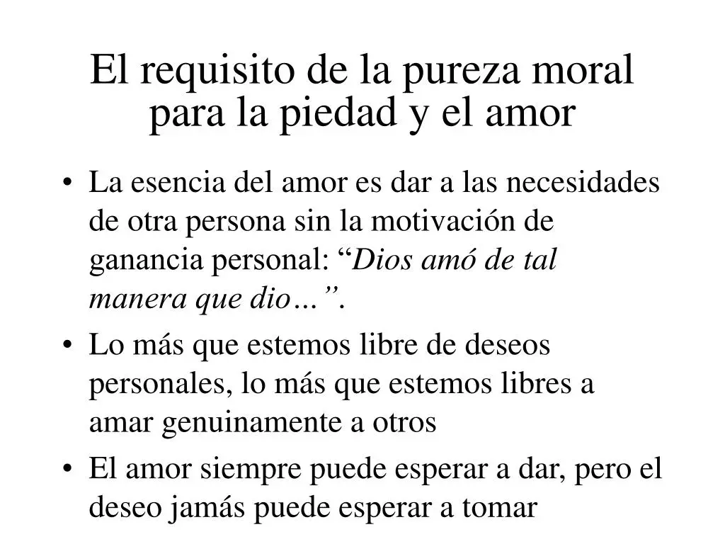 La Pureza Moral en la Biblia: Un Camino hacia la Santidad - Cómo conservar la pureza moral pureza moral en la biblia - Cómo conservar la pureza moral