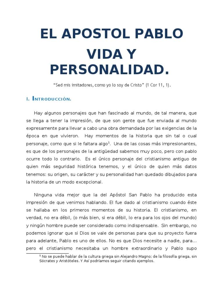 El Carácter de Pablo: Un Hombre Transformado - Cómo describe la Biblia a Pablo caracter de pablo en la biblia - Cómo describe la Biblia a Pablo