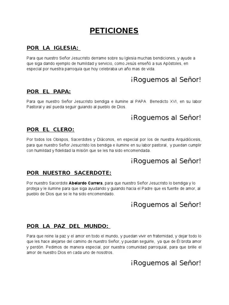 Peticiones para Misa de Enfermos: Un Llamado a la Esperanza y la Oración - Cómo pedir una misa para un enfermo peticiones para misa de enfermos - Cómo pedir una misa para un enfermo