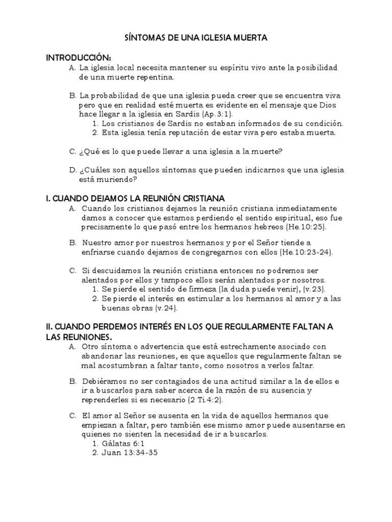 ¿Está tu Iglesia Muerta? Reconociendo los Signos de una Comunidad Espiritual Decadente - Cómo saber si estoy enfermo espiritualmente sintomas de una iglesia muerta - Cómo saber si estoy enfermo espiritualmente