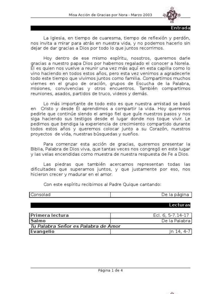 Tutorial Completa para Celebrar una Misa de Acción de Gracias: Un Recorrido Paso a Paso - Cómo se hace una acción de gracia guion misa accion de gracias - Cómo se hace una acción de gracia