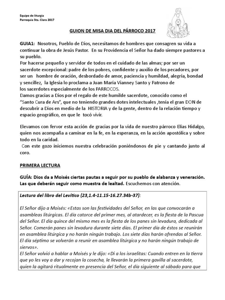 Un Nuevo Comienzo: La Misa de Presentación del Nuevo Párroco - Cómo se nombra a un párroco guion misa nuevo parroco - Cómo se nombra a un párroco