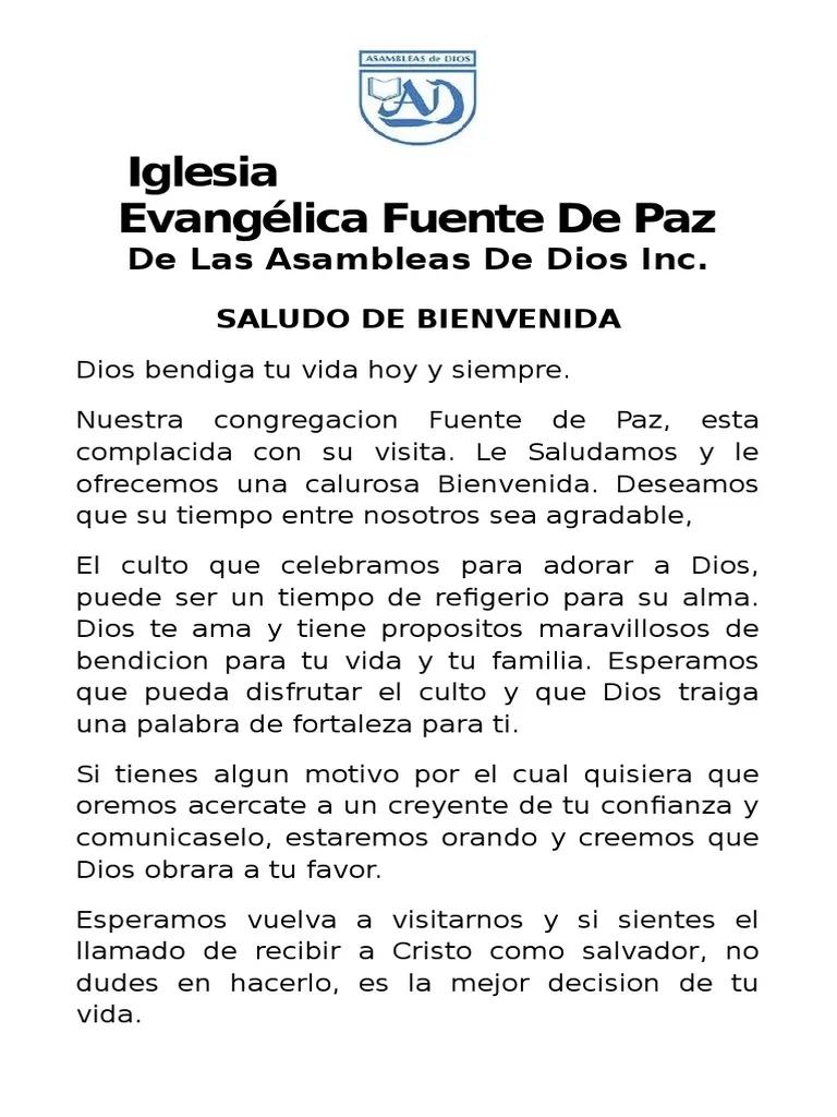 Formas de dar la bienvenida en la Iglesia: Un saludo fraternal - Cómo se saludan los cristianos evangélicos formas de dar la bienvenida en la iglesia - Cómo se saludan los cristianos evangélicos