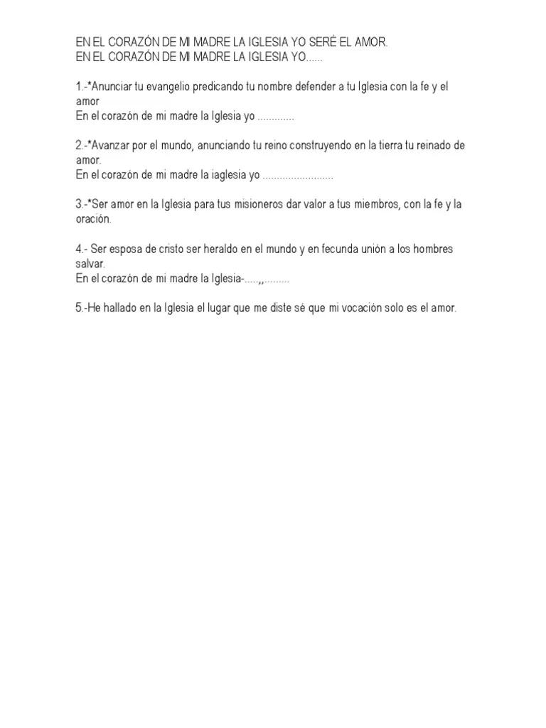 En el Corazón de mi Madre: La Iglesia - Cuál es el corazón de la Iglesia en el corazon de mi madre la iglesia - Cuál es el corazón de la Iglesia