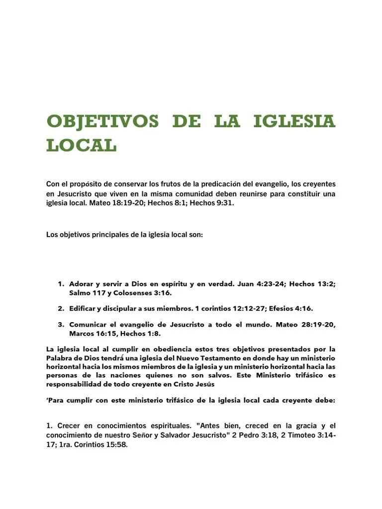 El Objetivo de la Iglesia: Un Llamado a la Esperanza y al Servicio - Cuál es el objetivo de la Iglesia evangélica objetivo de la iglesia - Cuál es el objetivo de la Iglesia evangélica
