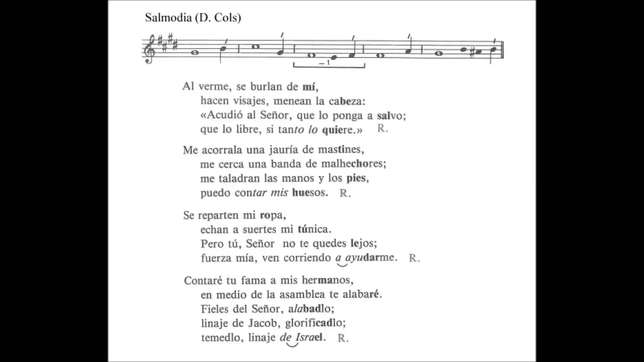 El Salmo de la Misa del Domingo: Un Canto de Esperanza y Alegría - Cuál es el salmo del domingo salmo de la misa del domingo - Cuál es el salmo del domingo