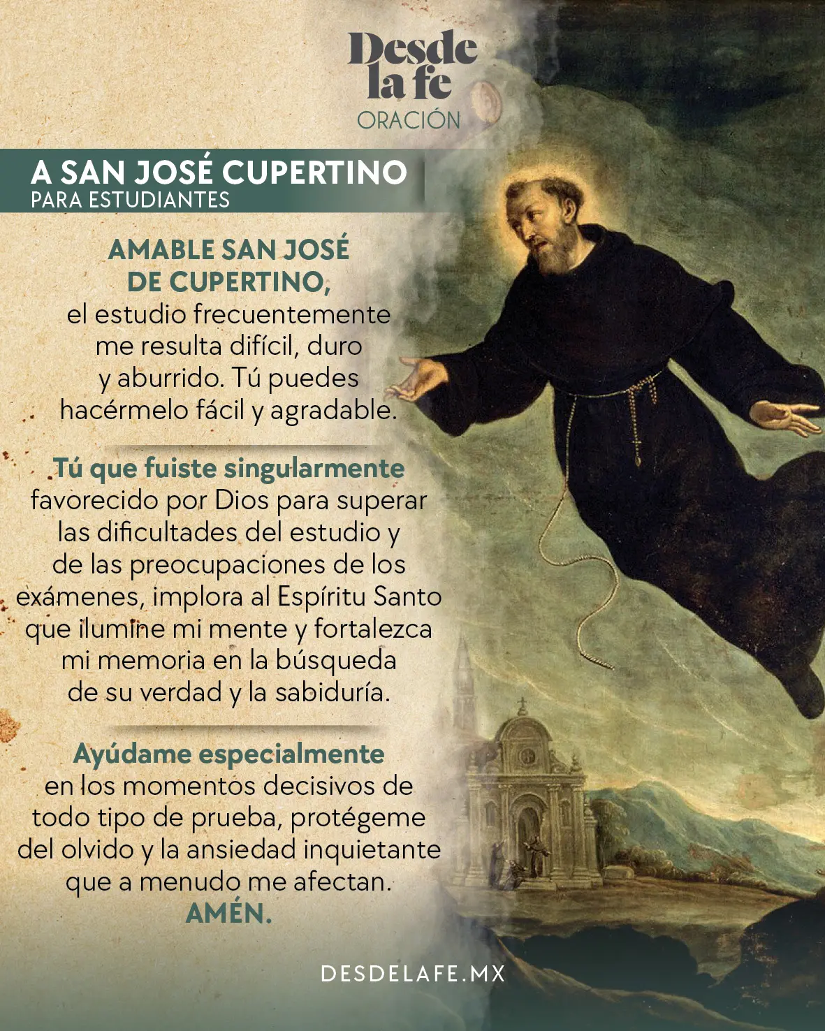 La Iglesia de San Cupertino: Patrono de los Estudiantes y de las Causas Difíciles - Cuál es el santo de los exámenes iglesia san cupertino - Cuál es el santo de los exámenes