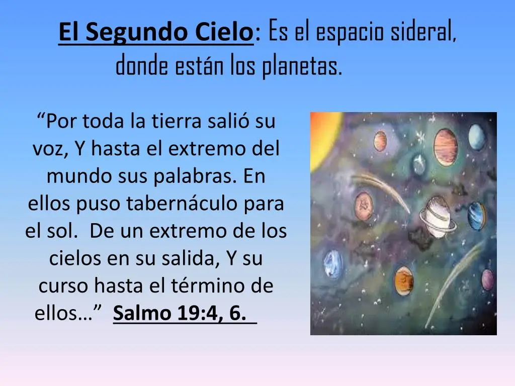 Quienes Estan En El Segundo Cielo