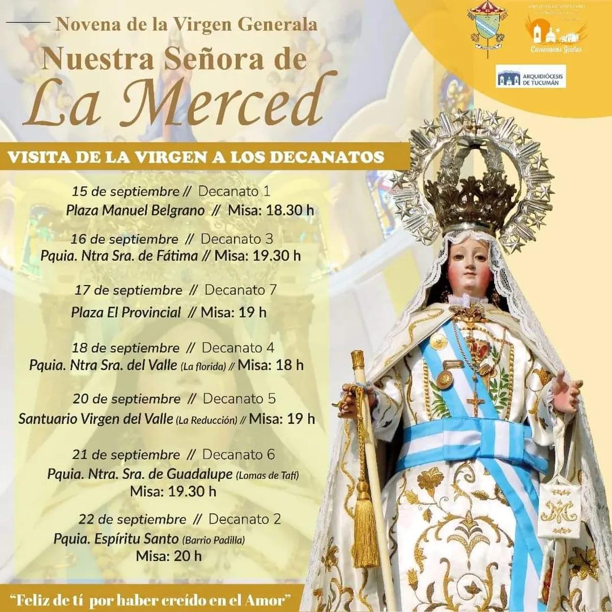Horarios de Misa en la Parroquia Nuestra Señora de la Merced, Tucumán - Cuál es la Virgen patrona de Tucuman horarios de misa en la merced tucumán - Cuál es la Virgen patrona de Tucuman