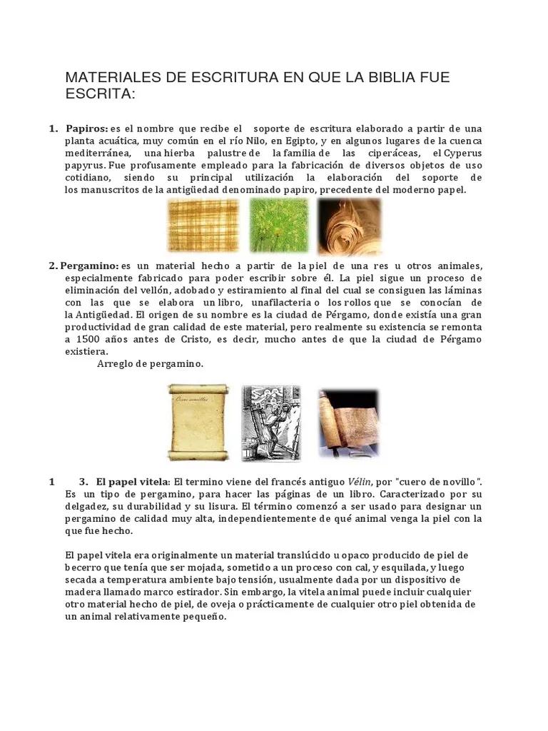 ¿En qué material se escribió la Biblia por primera vez? - Cuáles fueron los primeros materiales en los que fue escrita la Biblia en que material se escribio la biblia por primera vez - Cuáles fueron los primeros materiales en los que fue escrita la Biblia