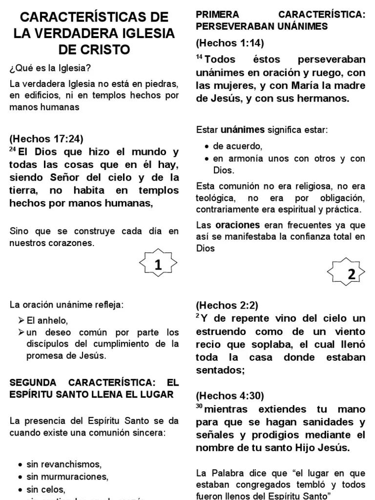 Las Características de la Iglesia Verdadera - Cuáles son las 2 principales características de la Iglesia verdadera caracteristicas de la iglesia verdadera - Cuáles son las 2 principales características de la Iglesia verdadera
