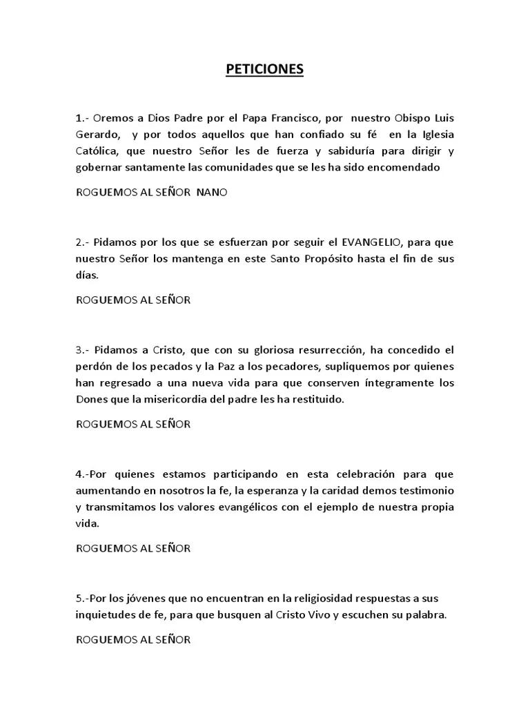 Peticiones en la Misa: Un Puente Entre la Tierra y el Cielo - Cuáles son las 7 peticiones de la oración del Padre Nuestro peticiones misa - Cuáles son las 7 peticiones de la oración del Padre Nuestro