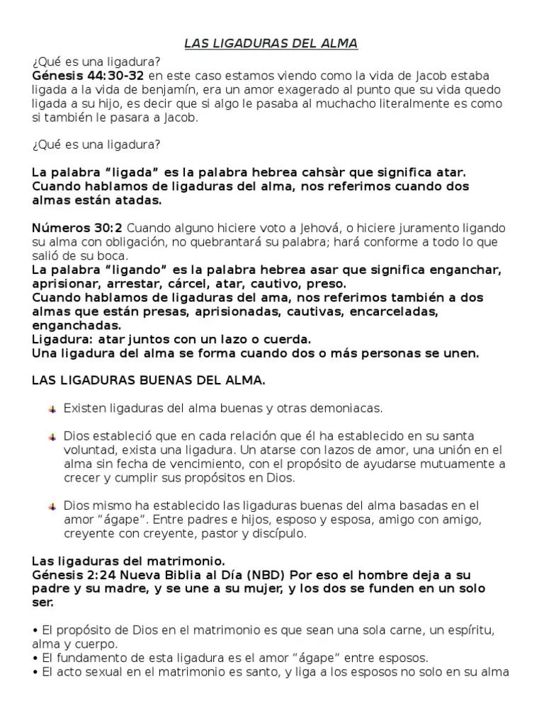 Almas Ligadas: Un Viaje por el Misterio del Amor y la Unión en la Biblia - Cuáles son los lazos del alma almas ligadas segun la biblia - Cuáles son los lazos del alma