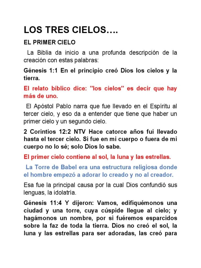 El Segundo Cielo: Una Exploración Bíblica - Cuáles son los nombres de los 7 cielos el segundo cielo segun la biblia - Cuáles son los nombres de los 7 cielos