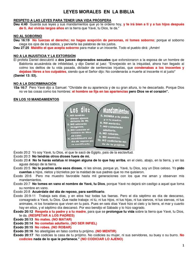 Las Leyes Morales de la Biblia: Un Camino hacia la Vida Abundante - Cuántas leyes morales hay cuales son las leyes morales de la biblia - Cuántas leyes morales hay