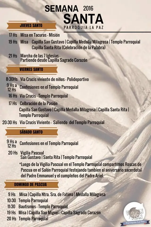 horarios de misa en parana - Cuánto dura una Misa en Argentina