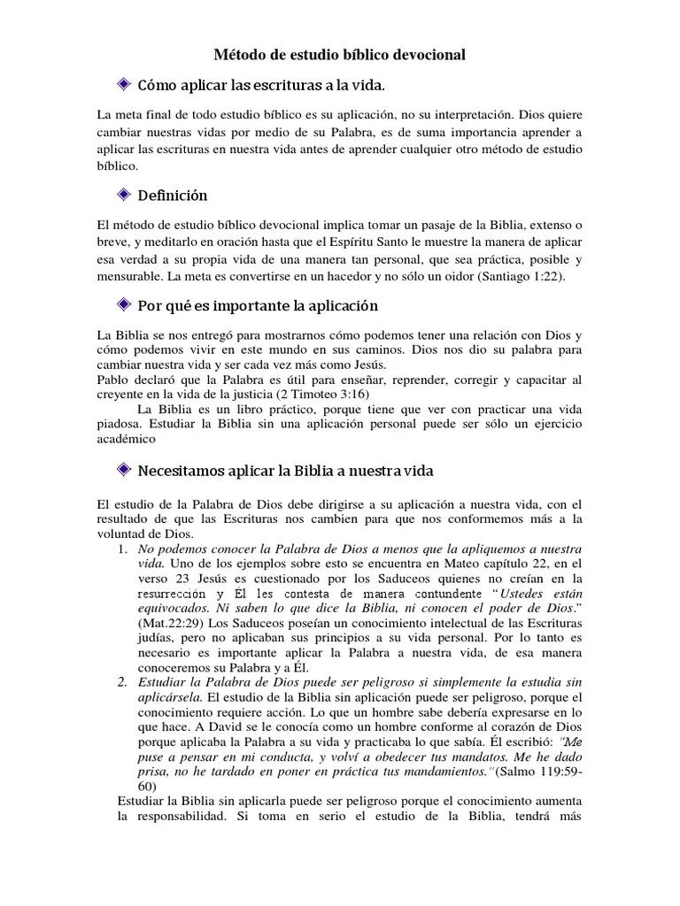 Cómo realizar un Estudio Devocional de la Biblia - Cuánto tiempo debe durar un devocional como hacer un estudio devocional de la biblia - Cuánto tiempo debe durar un devocional