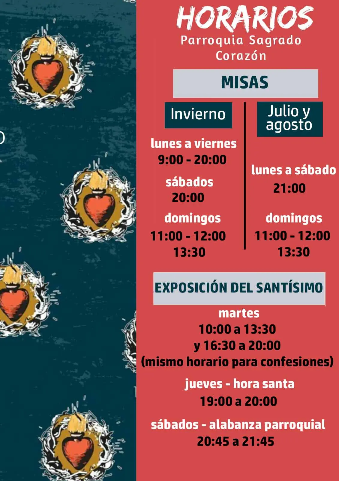 Horarios de Misa en el Sagrado Corazón - Cuántos años tiene la Iglesia del Sagrado Corazón horario de misa en el sagrado corazon - Cuántos años tiene la Iglesia del Sagrado Corazón