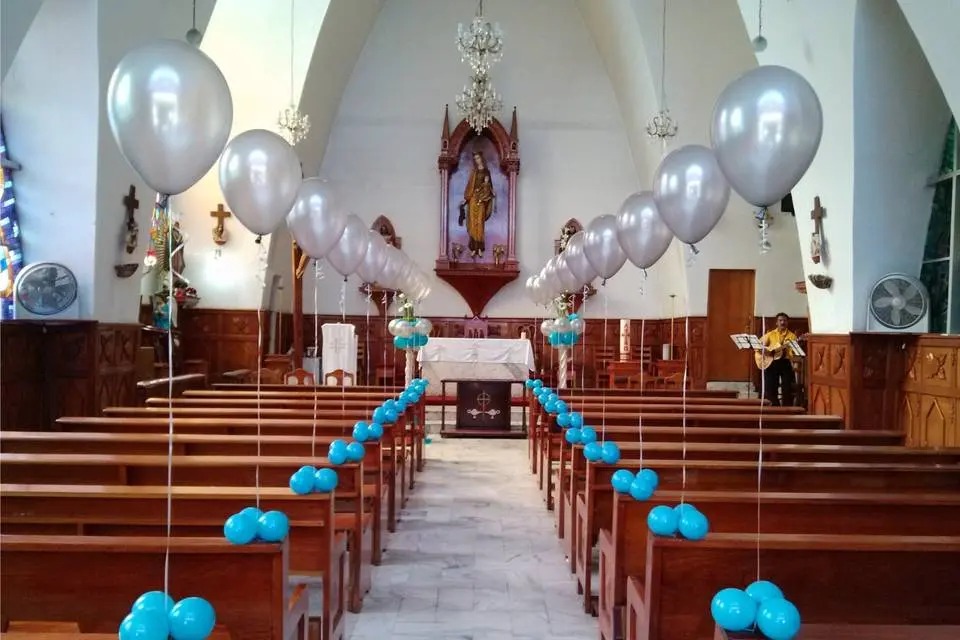 El Arte de Decorar Iglesias con Globos - Cuántos globos se necesitan para hacer una decoración arreglo de iglesia con globos - Cuántos globos se necesitan para hacer una decoración