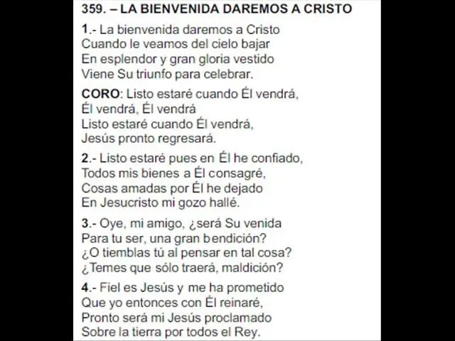 Himnos de Bienvenida en la Iglesia de Cristo - Cuántos himnos tiene el himnario de gloria himno de bienvenida iglesia de cristo letra - Cuántos himnos tiene el himnario de gloria