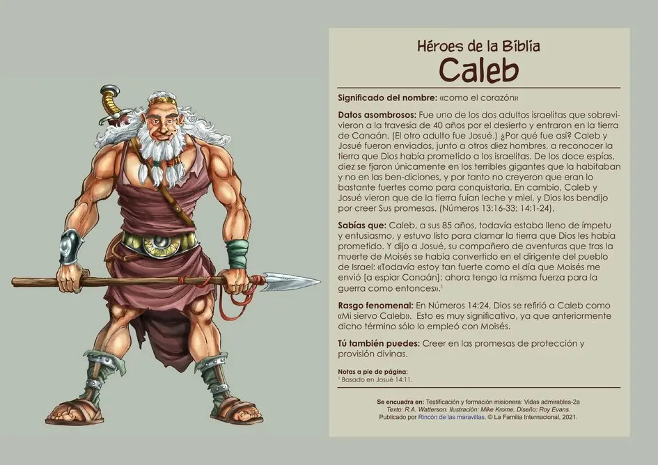 La Historia de Caleb: Fe, Valentía y Herencia - Donde aparece la historia de Caleb en la Biblia la historia de caleb en la biblia - Donde aparece la historia de Caleb en la Biblia