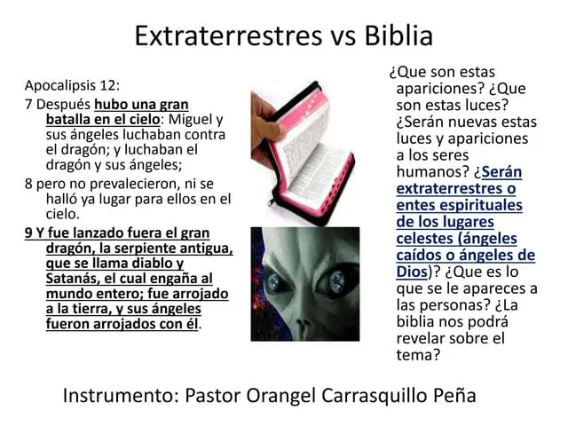 en la biblia habla de los extraterrestres - Donde dice en la Biblia que vendrán tiempos peores