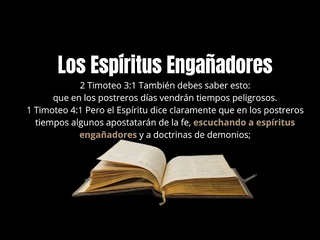 Espíritus Engañadores: Una Advertencia Bíblica - Donde dice la Biblia doctrinas de demonios espiritus engañadores segun la biblia - Donde dice la Biblia doctrinas de demonios