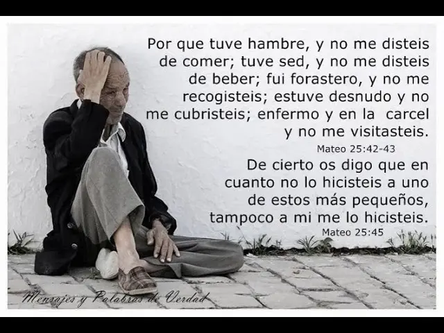 estuve en la carcel y no me visitaste biblia - Donde dice la Biblia estuve preso y no me visitaste
