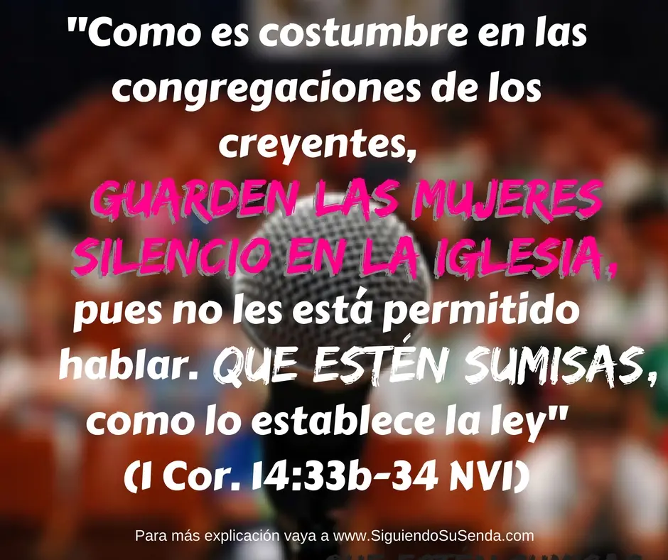 mujer intercesora en la biblia - Donde dice que la mujer debe callar en la iglesia