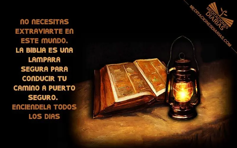 la biblia como lampara - Donde dice que la palabra de Dios es como lámpara