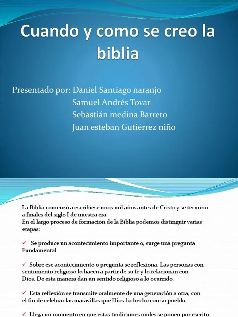 ¿Cuándo se creó la Biblia? Descifrando la historia del libro sagrado - Dónde fue la primera Biblia que año se creo la biblia - Dónde fue la primera Biblia