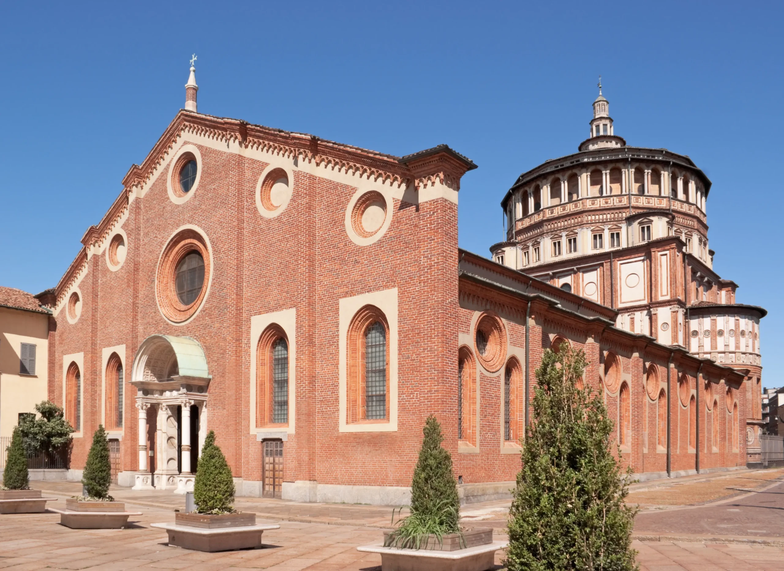 La Iglesia de Santa Maria delle Grazie: Un Tesoro Artístico y Espiritual en Milán - Dónde se encuentra el cuadro de La última cena iglesia santa maria de gracia milan - Dónde se encuentra el cuadro de La última cena