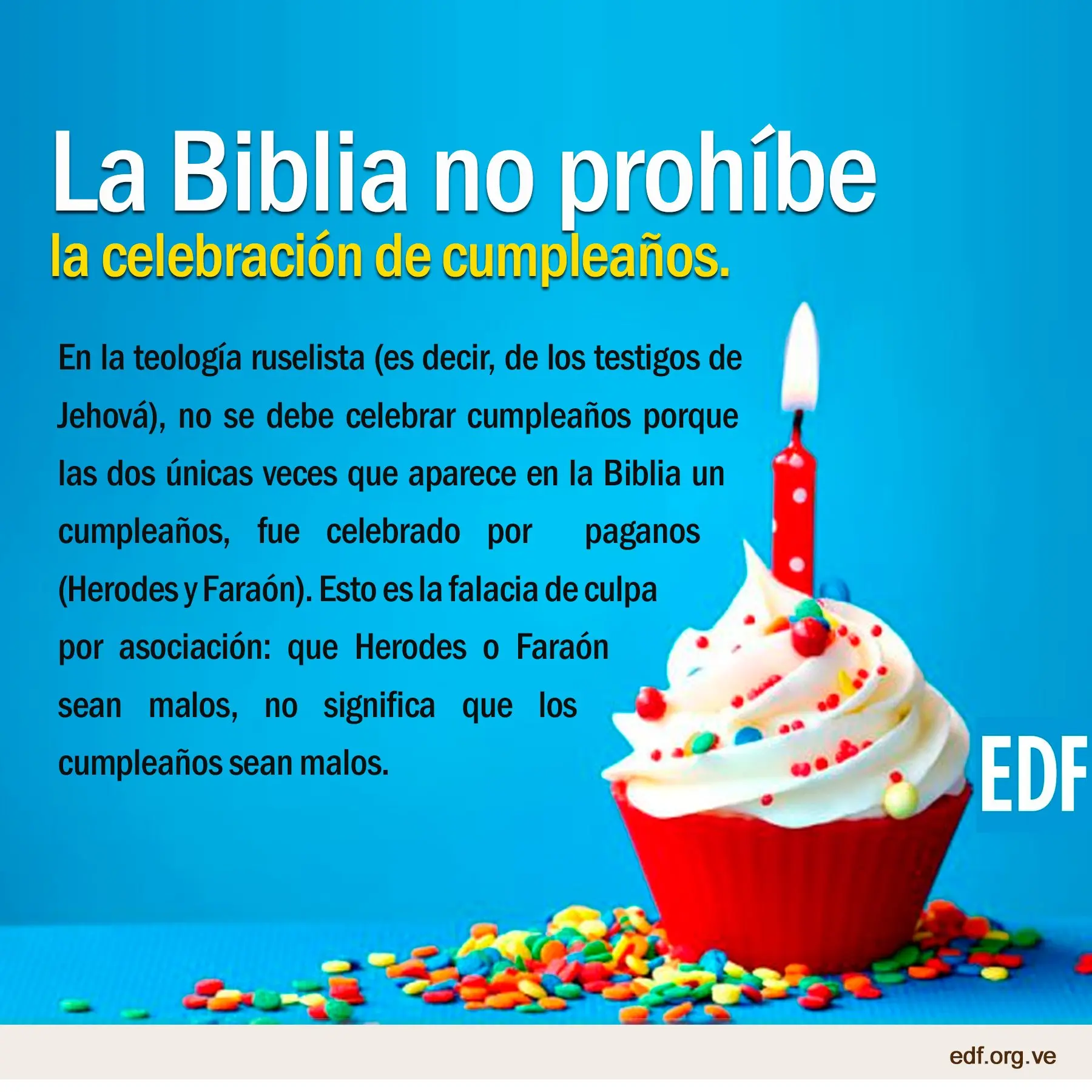 la biblia prohíbe celebrar cumpleaños - Por qué los evangelicos no celebran los cumpleaños