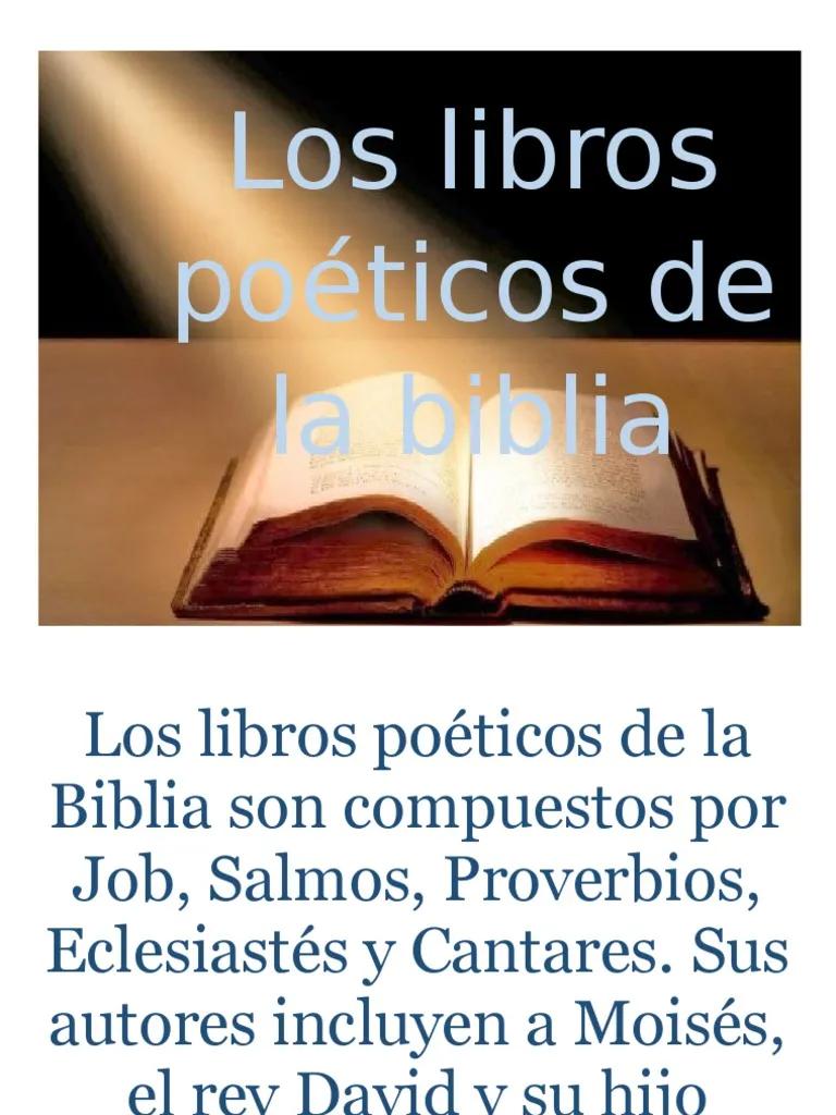 Los Libros Poéticos de la Biblia: Una Profunda Expresión de la Fe - Por qué se llaman libros poéticos libros poeticos de la biblia - Por qué se llaman libros poéticos
