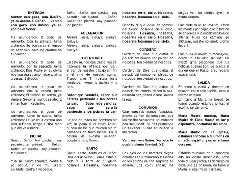 Cantos de Entrada para Misa en Tiempo de Adviento: Un Viaje Espiritual hacia la Navidad - Qué cantos se pueden cantar en tiempo de Adviento cantos de entrada para misa tiempo de adviento - Qué cantos se pueden cantar en tiempo de Adviento