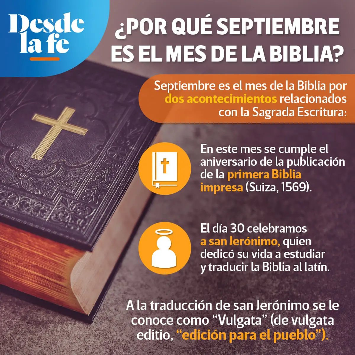 porque setiembre es el mes de la biblia - Qué celebran los cristianos en el mes de septiembre