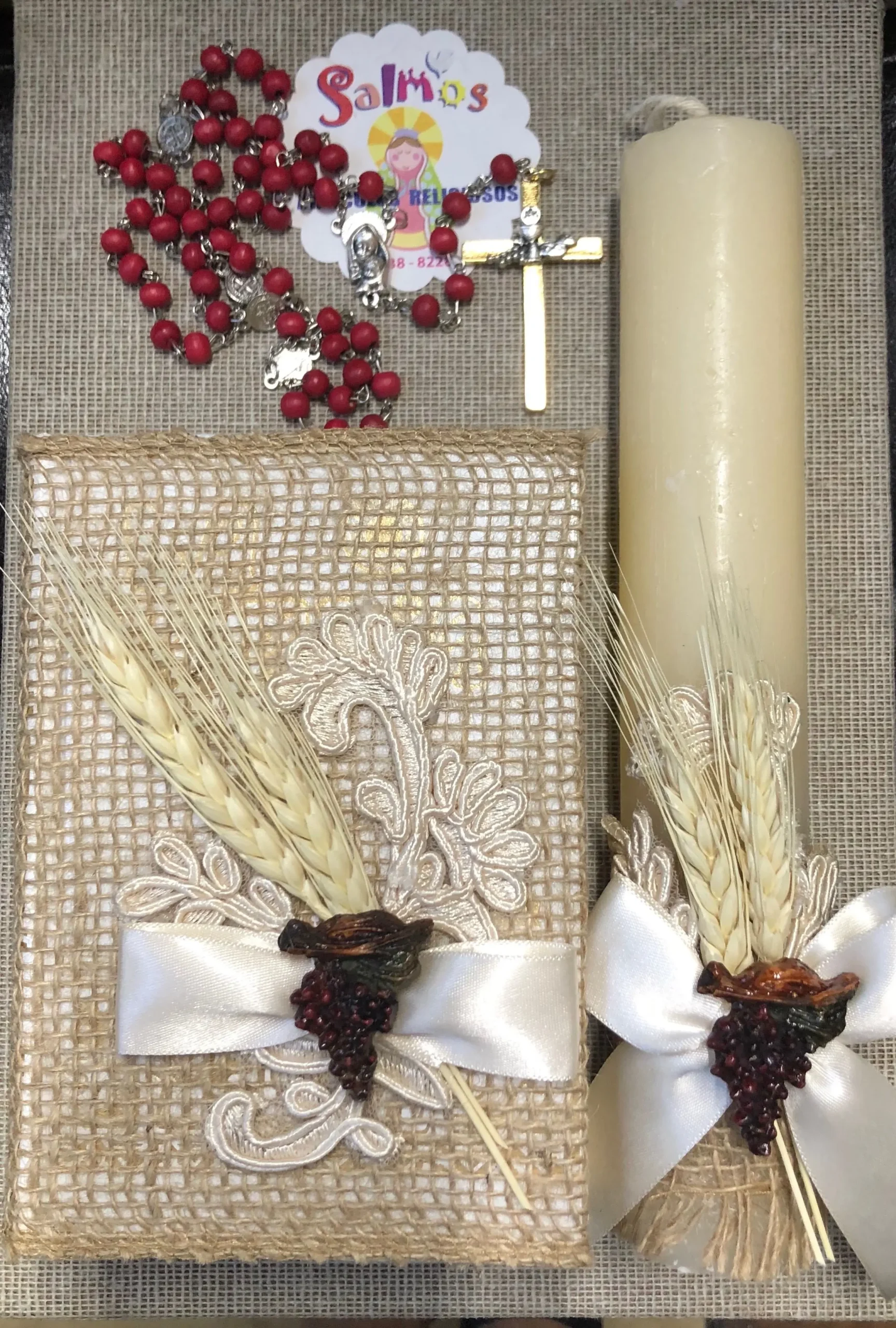 como decorar vela y biblia para primera comunion - Qué colores se usan para la primera comunión