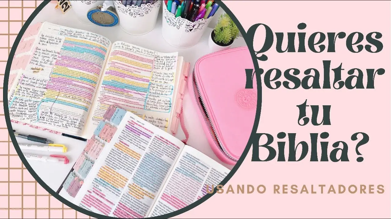 Cómo Marcar la Biblia con Colores para Profundizar tu Estudio Bíblico - Qué colores usar para marcar la Biblia como marcar la biblia con colores - Qué colores usar para marcar la Biblia