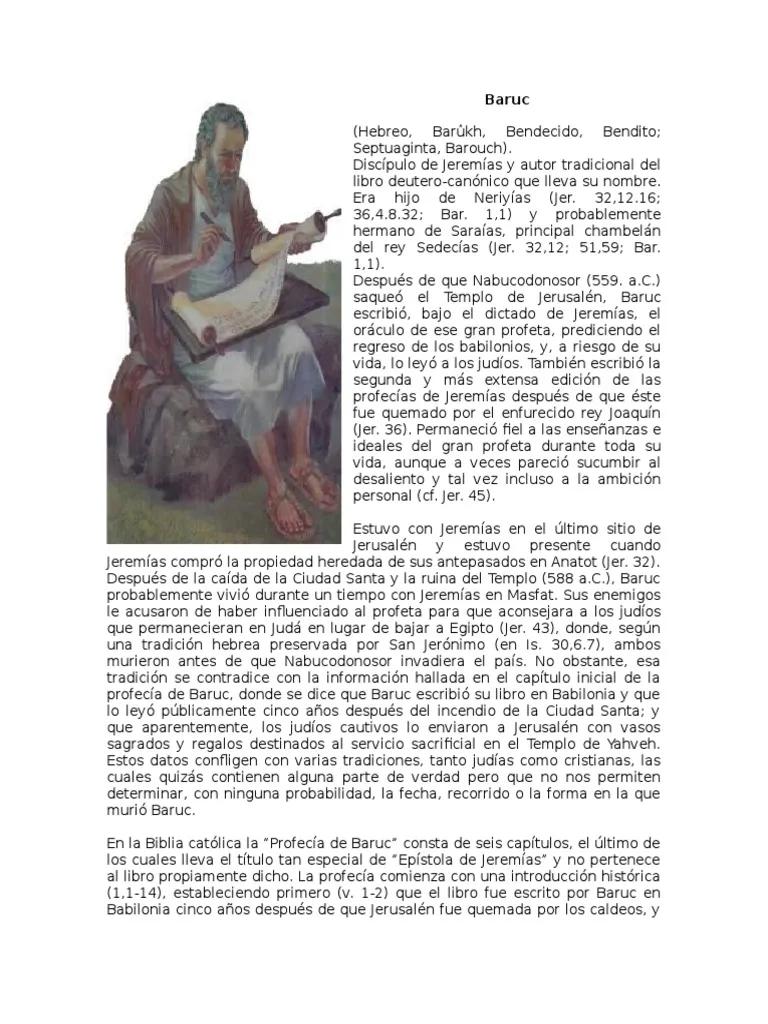 Un Viaje de Fe y Desafío: Resumen del Libro de Baruc en la Biblia Católica - Qué dice Baruc resumen del libro de baruc biblia catolica - Qué dice Baruc