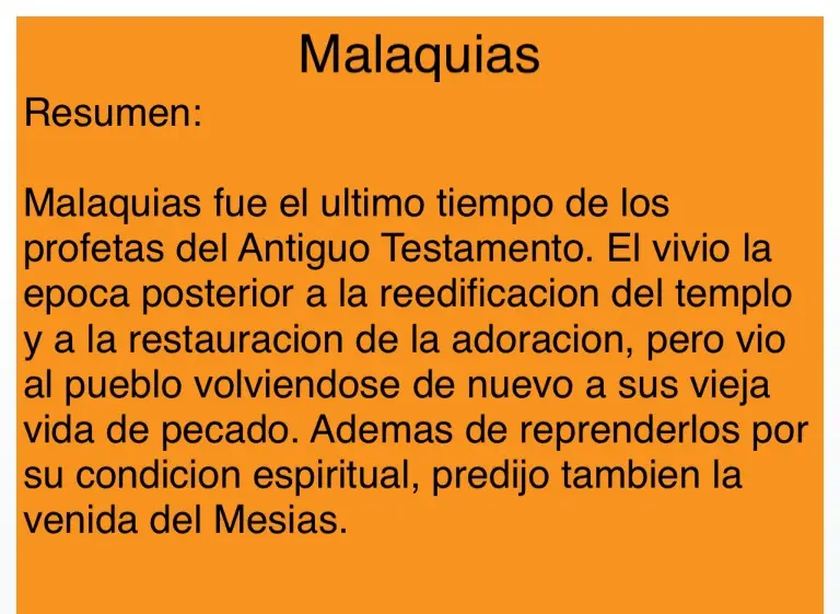 Resumen del Libro de Malaquías: Un Mensaje de Reproche y Esperanza - Qué dice el libro de Malaquías resumen de malaquias de la biblia - Qué dice el libro de Malaquías