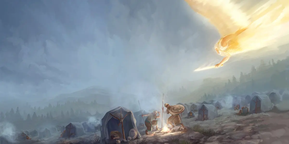 El Ángel de Jehová en la Biblia: Un Enigma Divino - Qué dice el Salmo 34 7 el angel de jehova biblia - Qué dice el Salmo 34 7