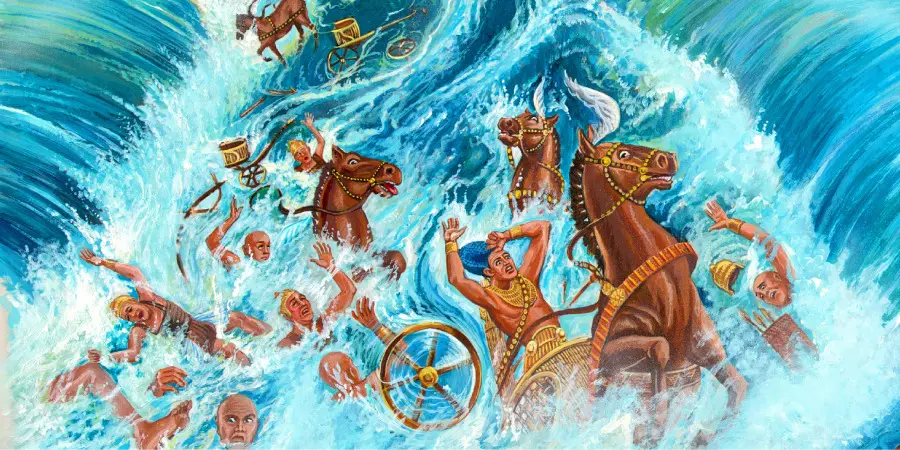 El Milagro del Mar Rojo: Moisés y la Liberación de Israel - Qué dice en Éxodo 1421 moises cruza el mar rojo biblia - Qué dice en Éxodo 1421