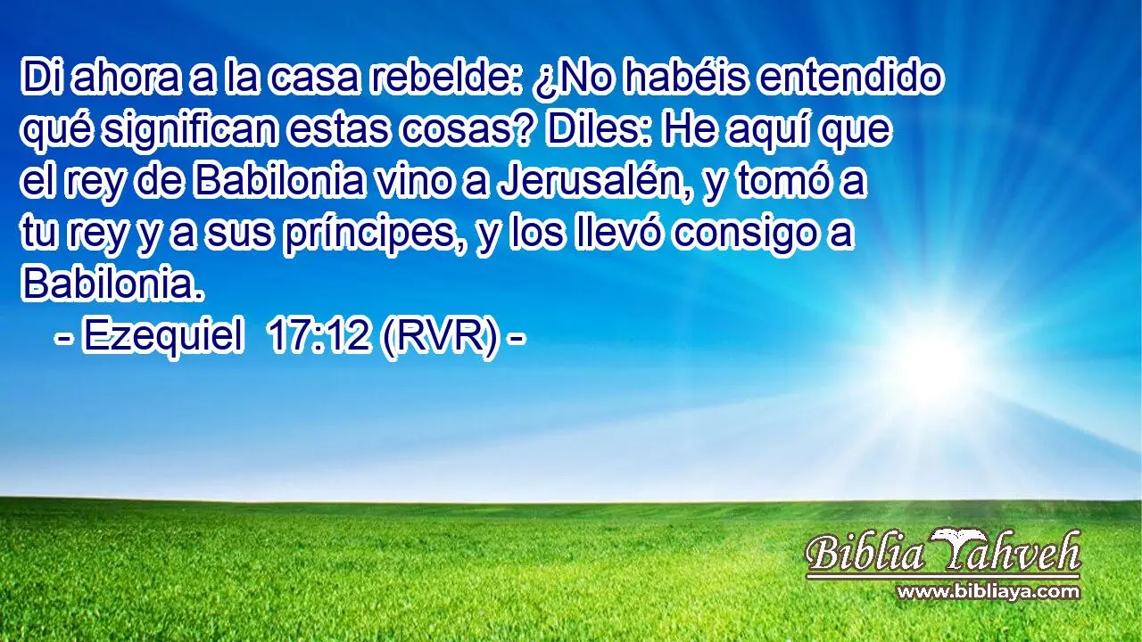 La Casa Rebelde: Un Estudio del Capítulo 12 de Ezequiel - Qué dice Ezequiel 12 2 casa rebelde biblia - Qué dice Ezequiel 12 2