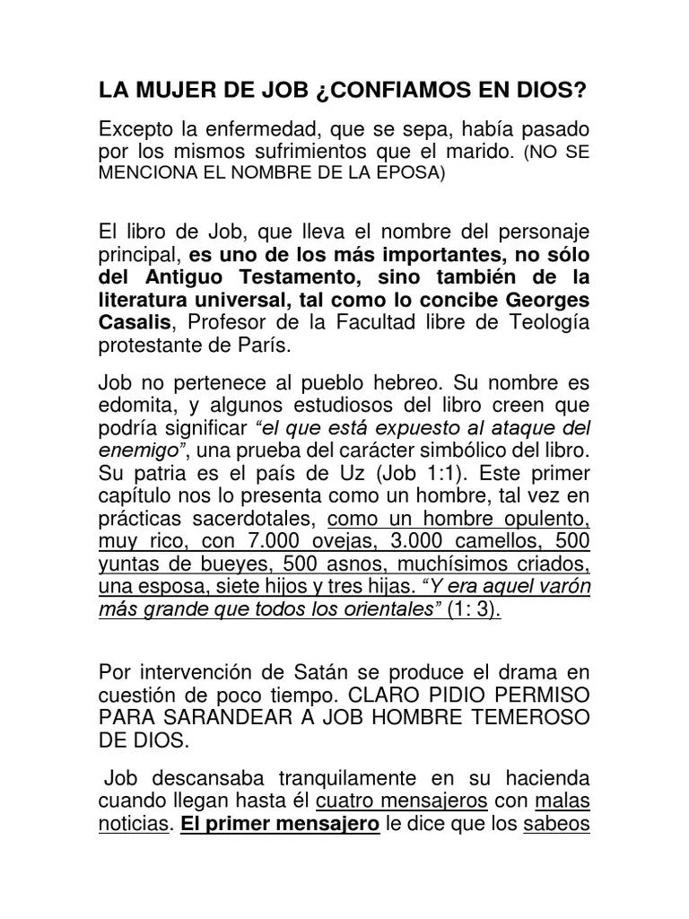 La Esposa de Job: Una Figura Controvertida en la Biblia - Qué dice la Biblia acerca de la esposa de Job la esposa de job muere en la biblia - Qué dice la Biblia acerca de la esposa de Job