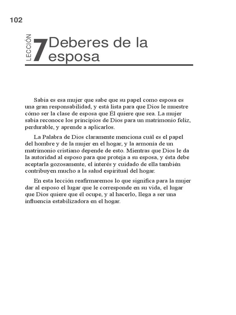 Los Deberes de las Esposas en la Biblia: Una Perspectiva Bíblica y Contemporánea - Qué dice la Biblia del deber conyugal deberes de las esposas en la biblia - Qué dice la Biblia del deber conyugal