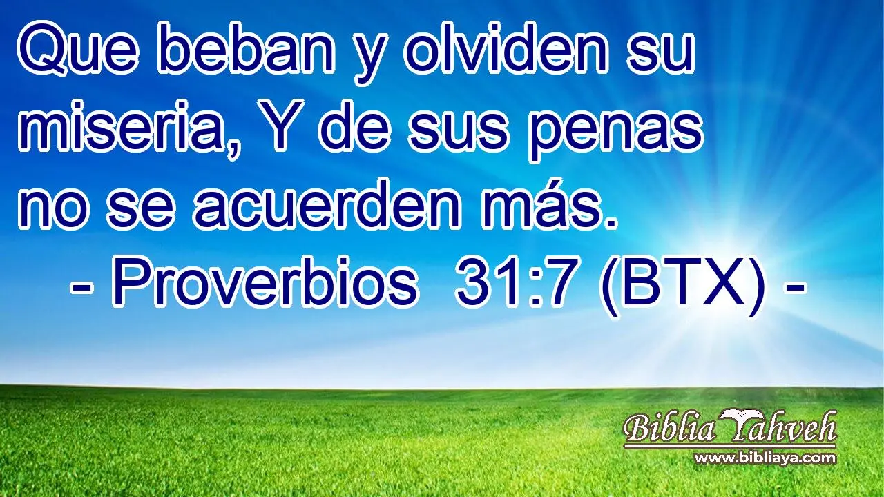 Proverbios 31:7: ¿Bebida O Consuelo? Descifrando El Versículo | Iglesia