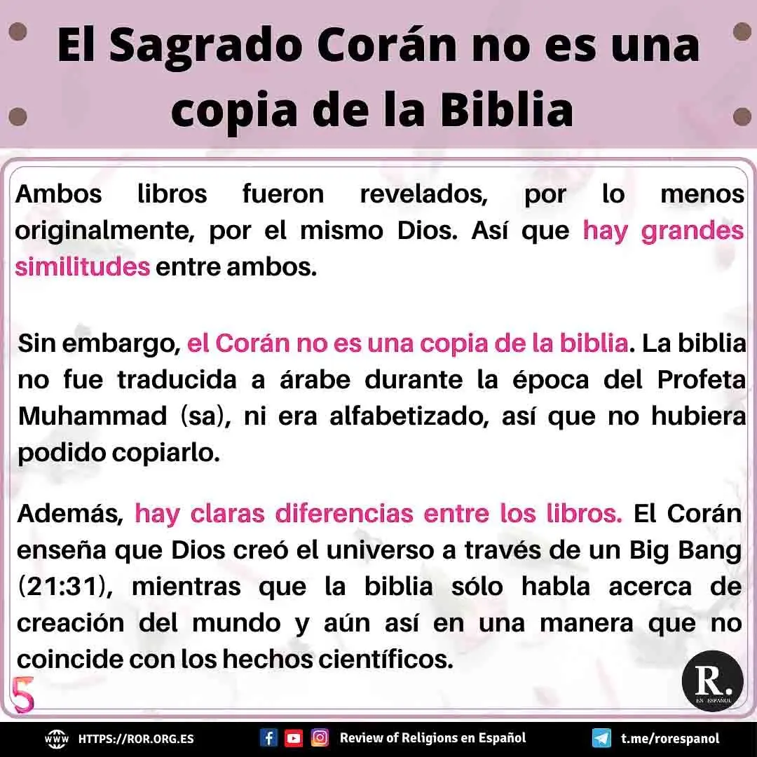 La Biblia y el Corán: Una Comparación entre Dos Libros Sagrados - Qué es el Corán según la Biblia diferencia entre la biblia y el coran - Qué es el Corán según la Biblia