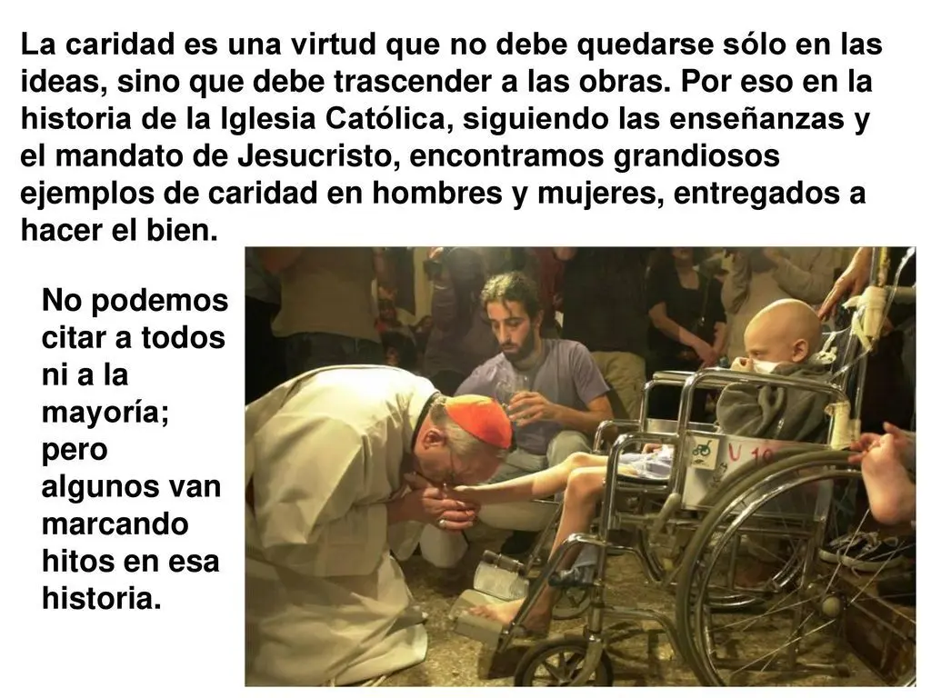 que es la caridad segun la iglesia catolica - Qué es la caridad en la Biblia