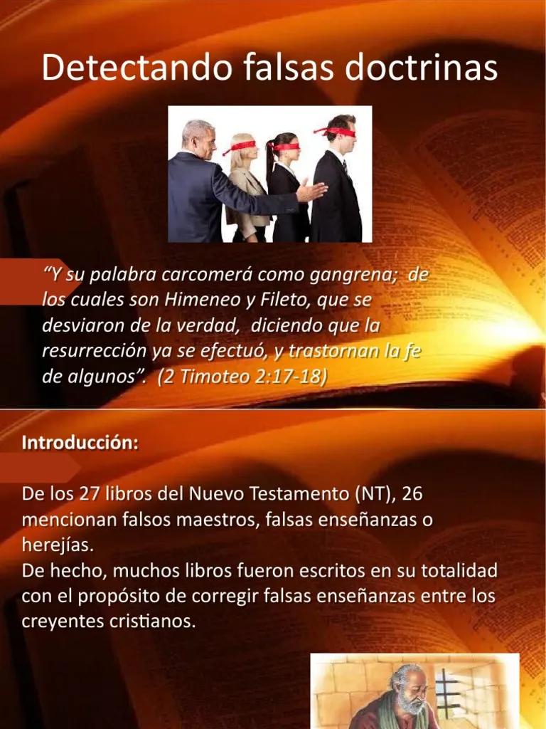 ¿Qué es una falsa doctrina según la Biblia? - Qué es la falsa doctrina en la Biblia que es una falsa doctrina segun la biblia - Qué es la falsa doctrina en la Biblia